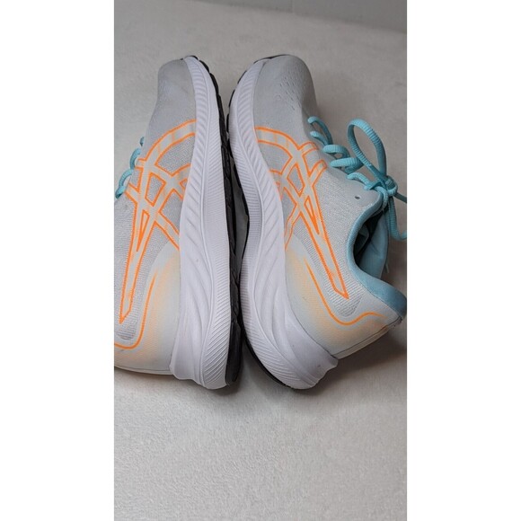 ASICS Women's GEL-Excite 9 White/Orange Pop Running Shoes-Sz (8) #1012B182-100 - Picture 4 of 16